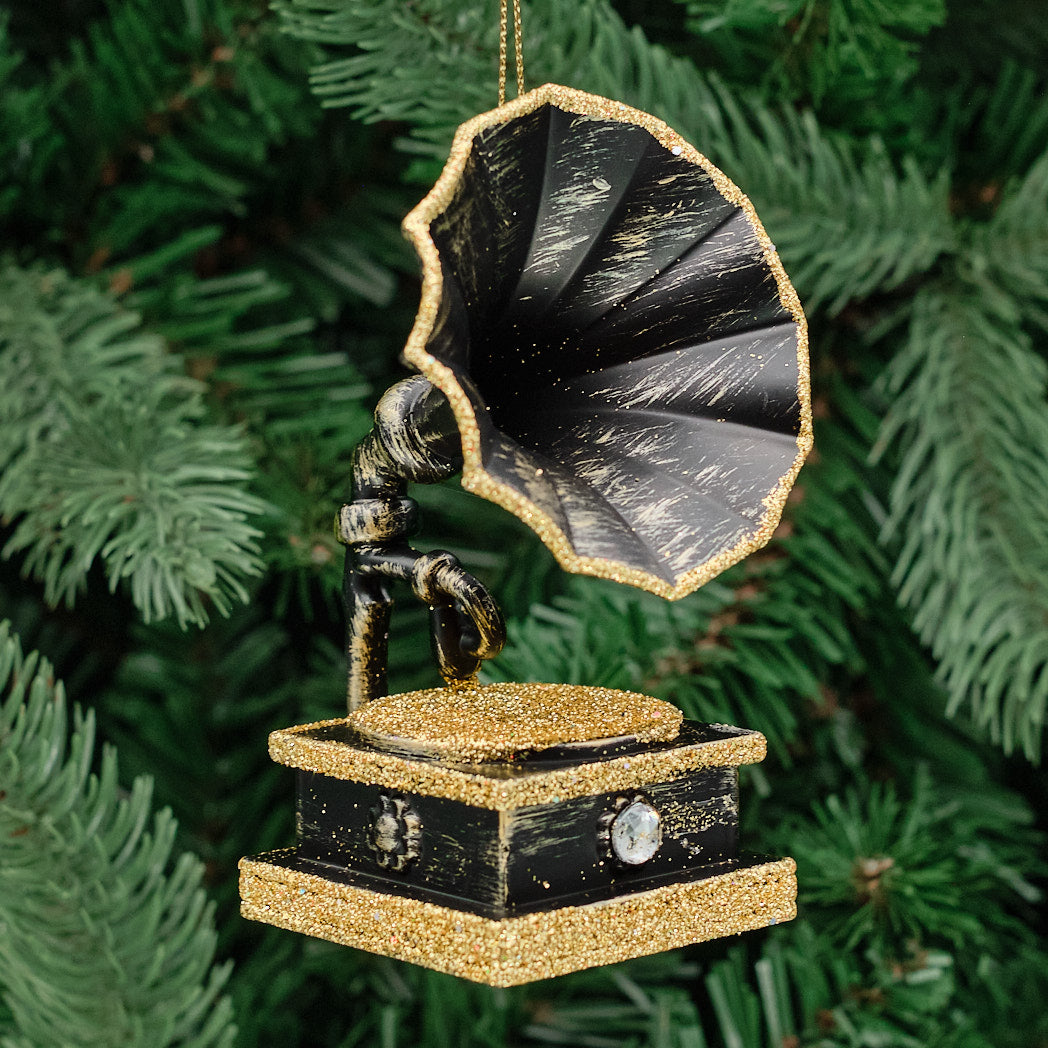 Acrylic Gramophone Tree Decoration