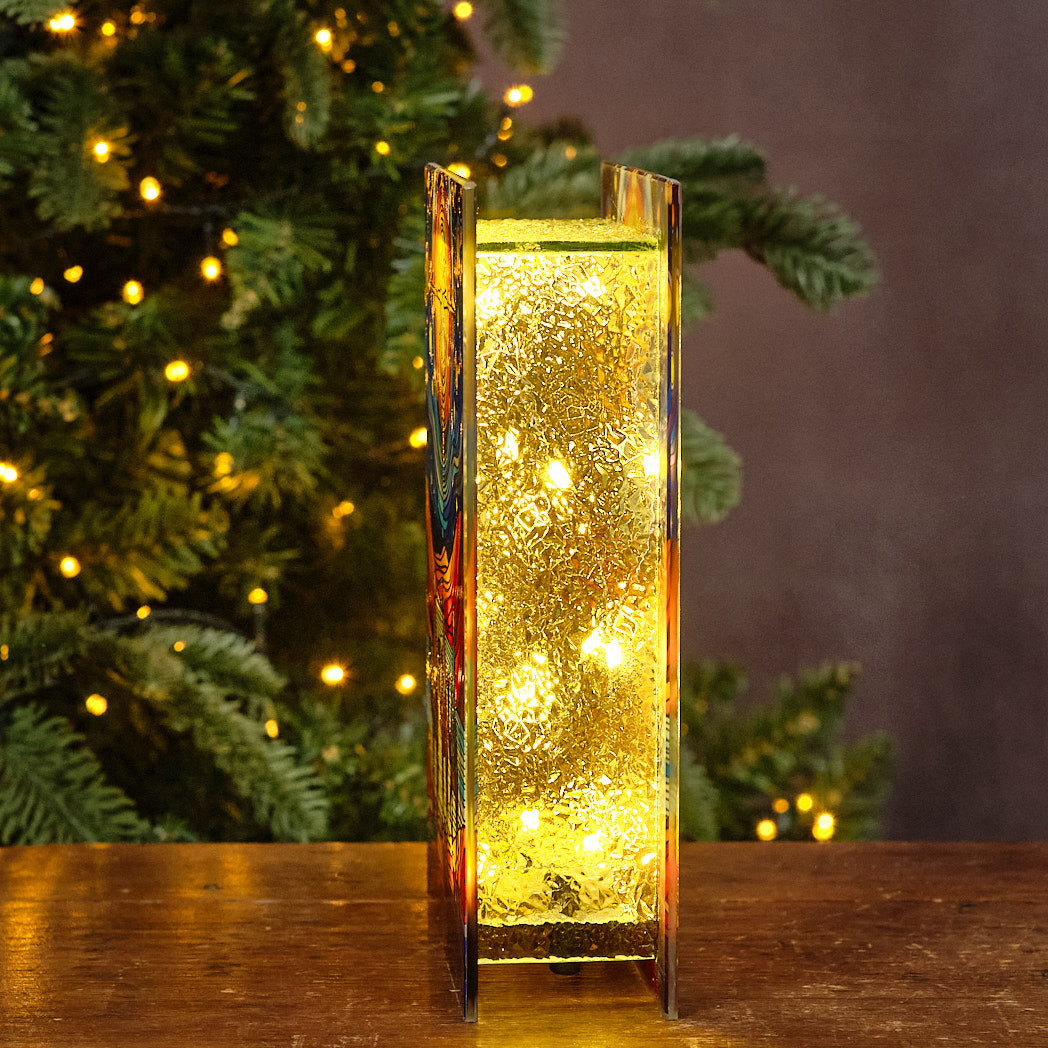 Three Wise Men LED Stained Glass Lamp