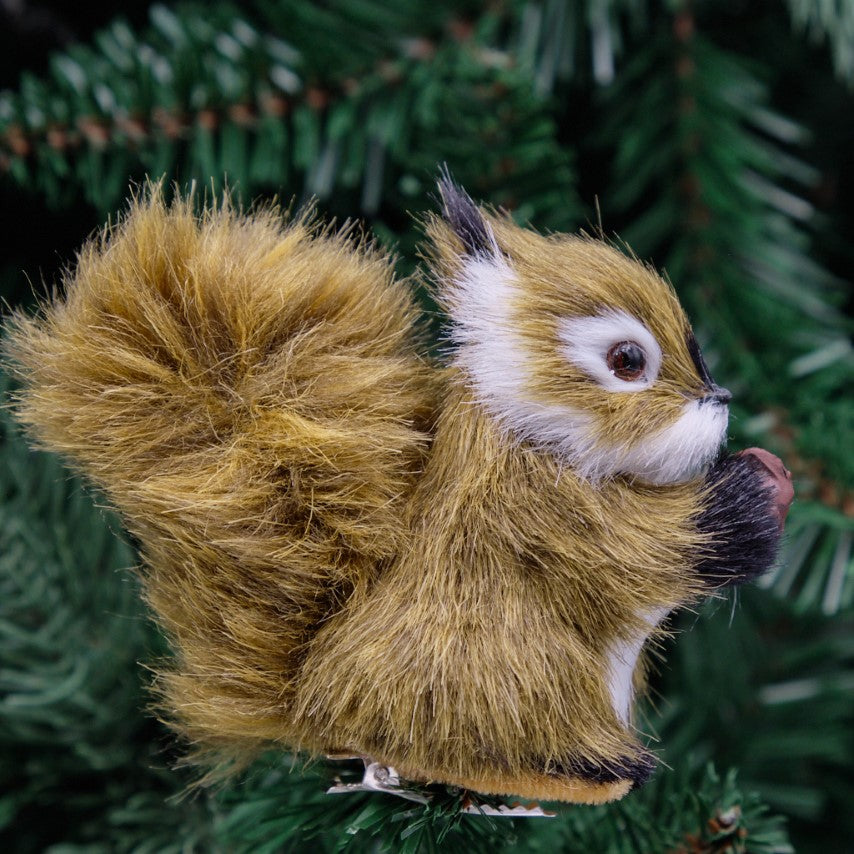 Furry Squirrel Clip-On