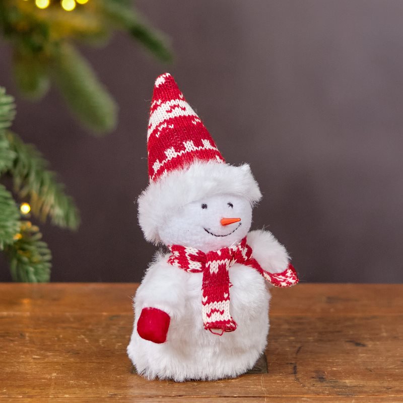 Fluffy Wrap Up Snowman