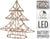 Light Up 20 LED Tinsel Christmas Tree