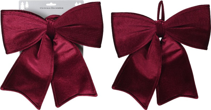 Large Velvet Plush Bow