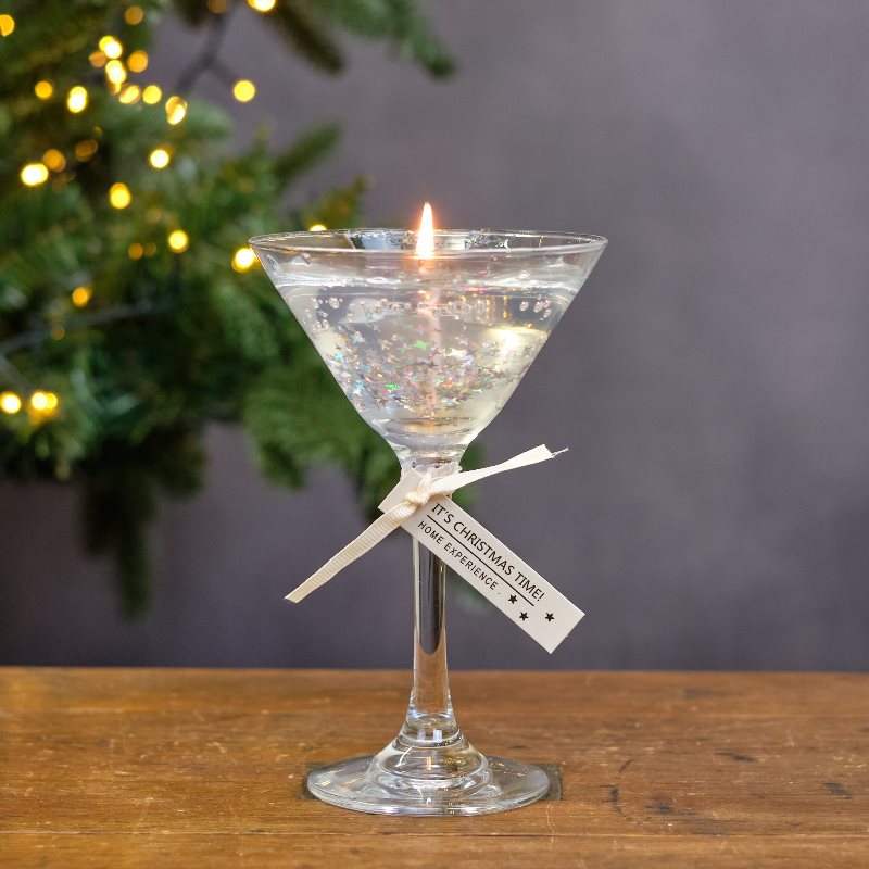 Cocktail Glass Candle