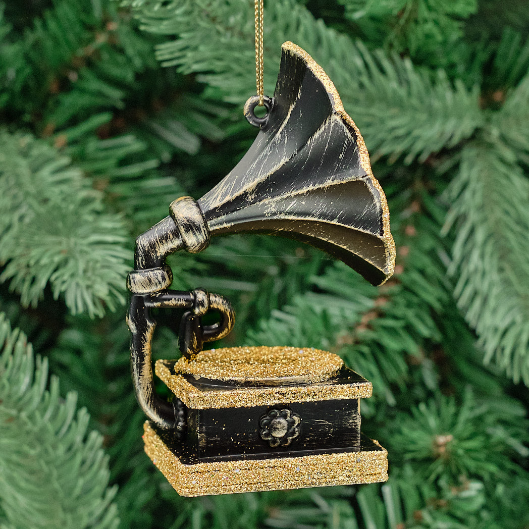 Acrylic Gramophone Tree Decoration