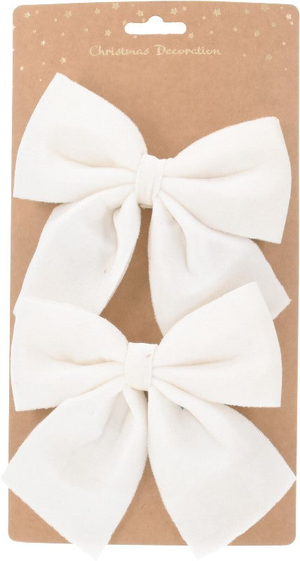 2 Pack Velvet Bow