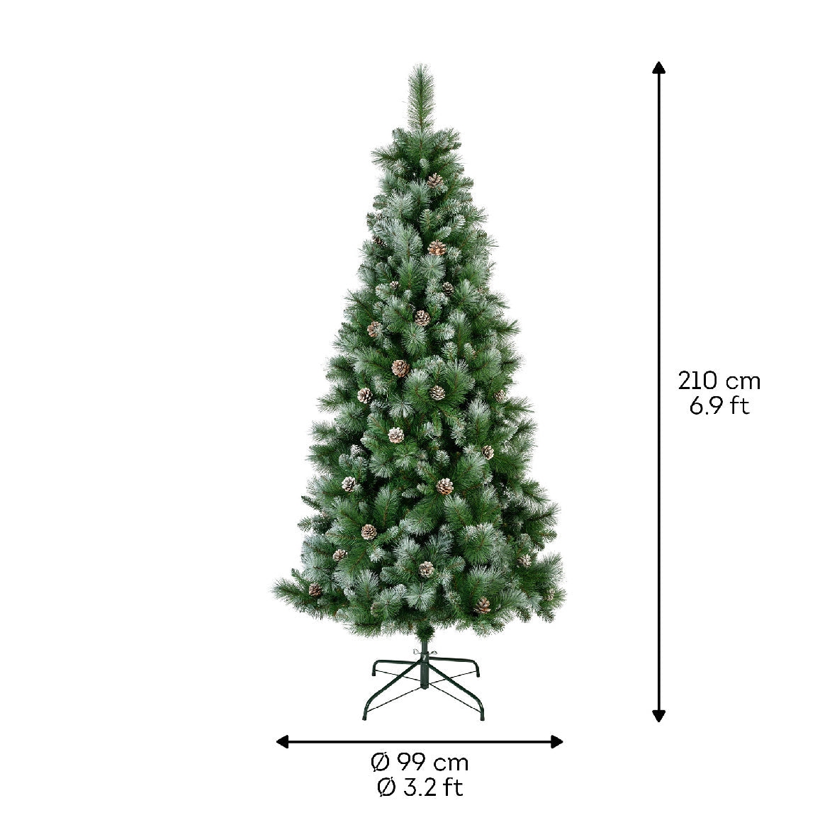 7ft Frosted Norwich Pine