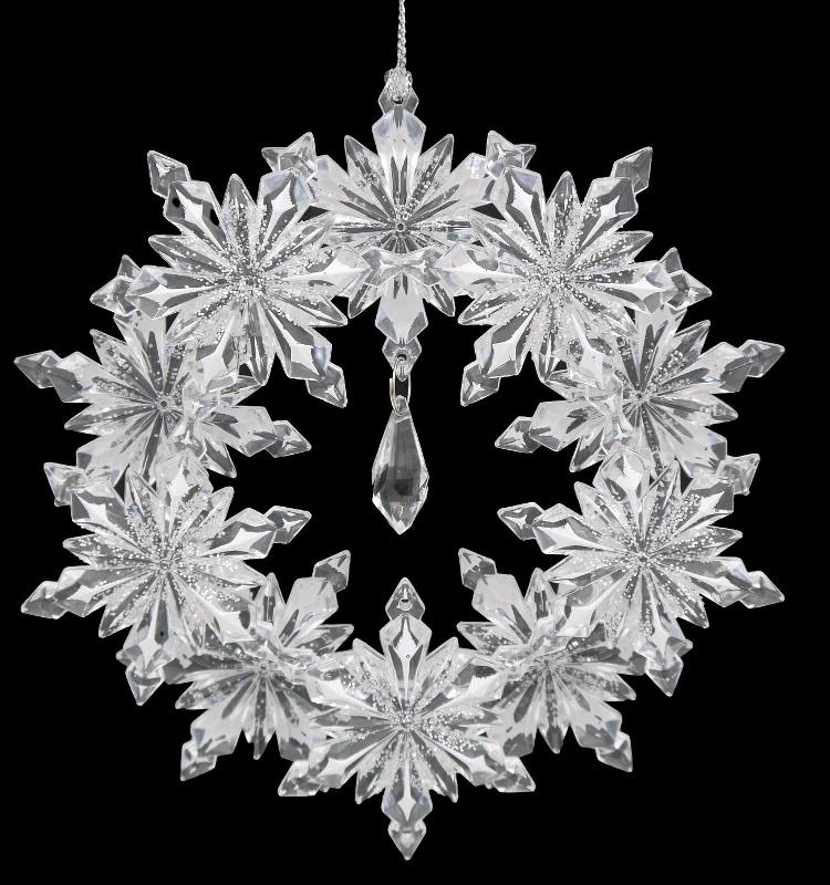 Snowflake Cluster Wreath