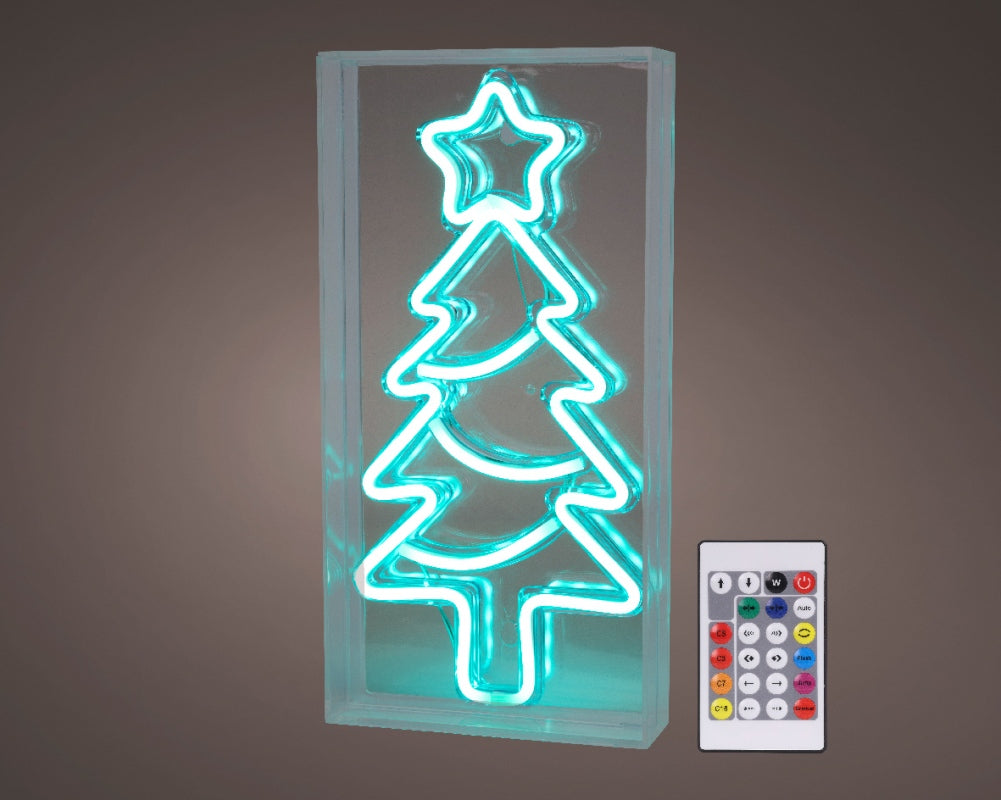 Neon Christmas Tree Light
