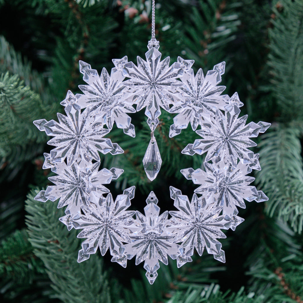 Snowflake Cluster Wreath