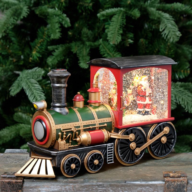 Santa Train Water Spinner