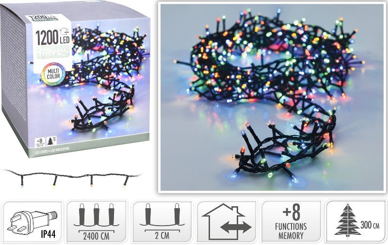 Outdoor/Indoor Cable 1200 LED Lights