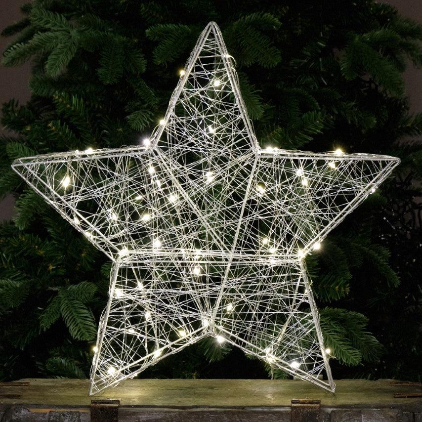 Light Up 60 LED Wire Star