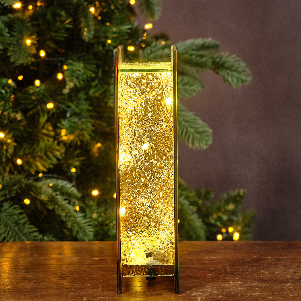 Highland Cow LED Stained Glass Lamp
