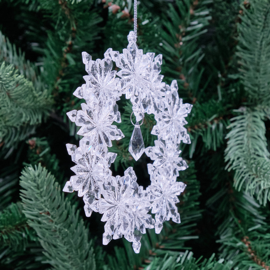 Snowflake Cluster Wreath