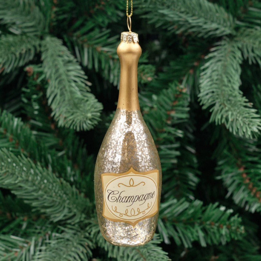 Glass Champagne Bottle