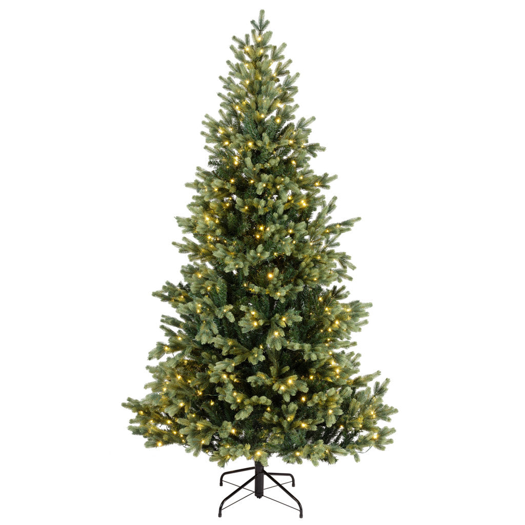 7ft Pre-Lit Geneva Fir