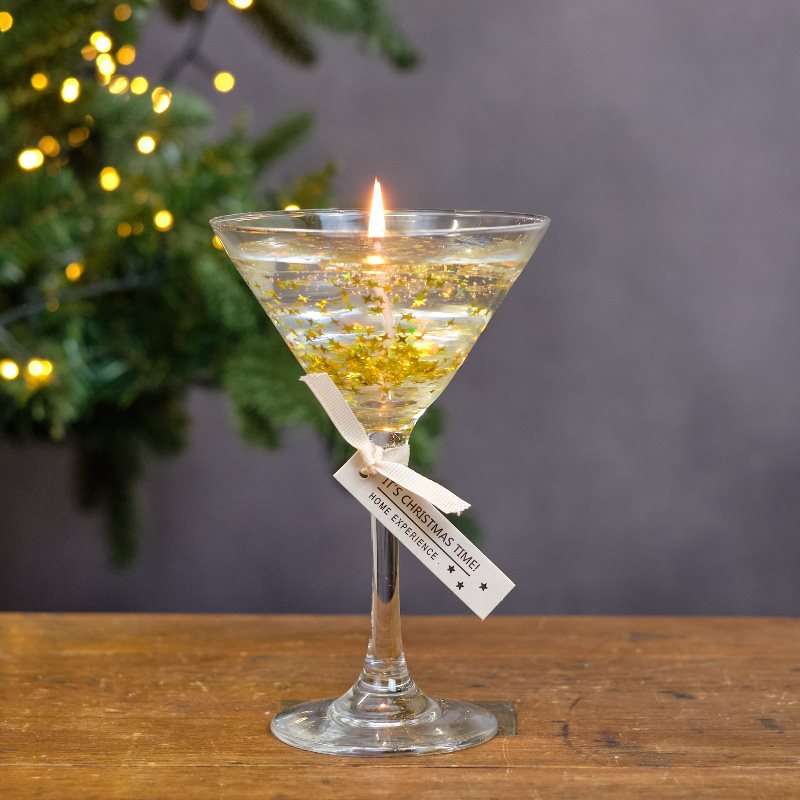 Cocktail Glass Candle