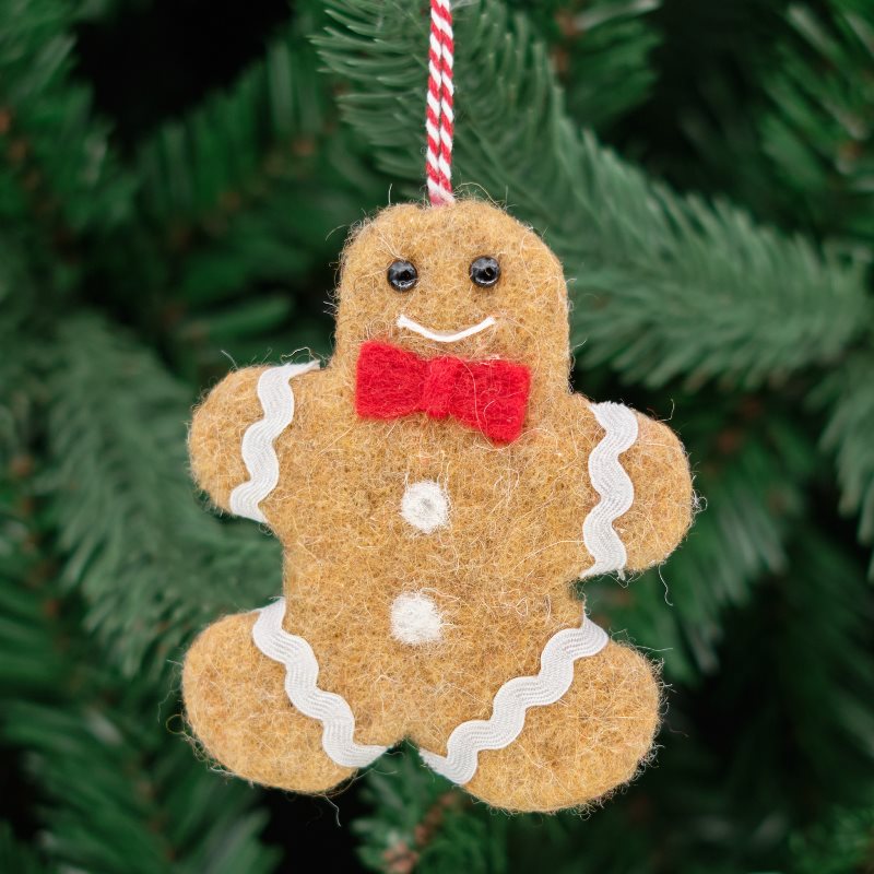 Bow Gingerbread Man