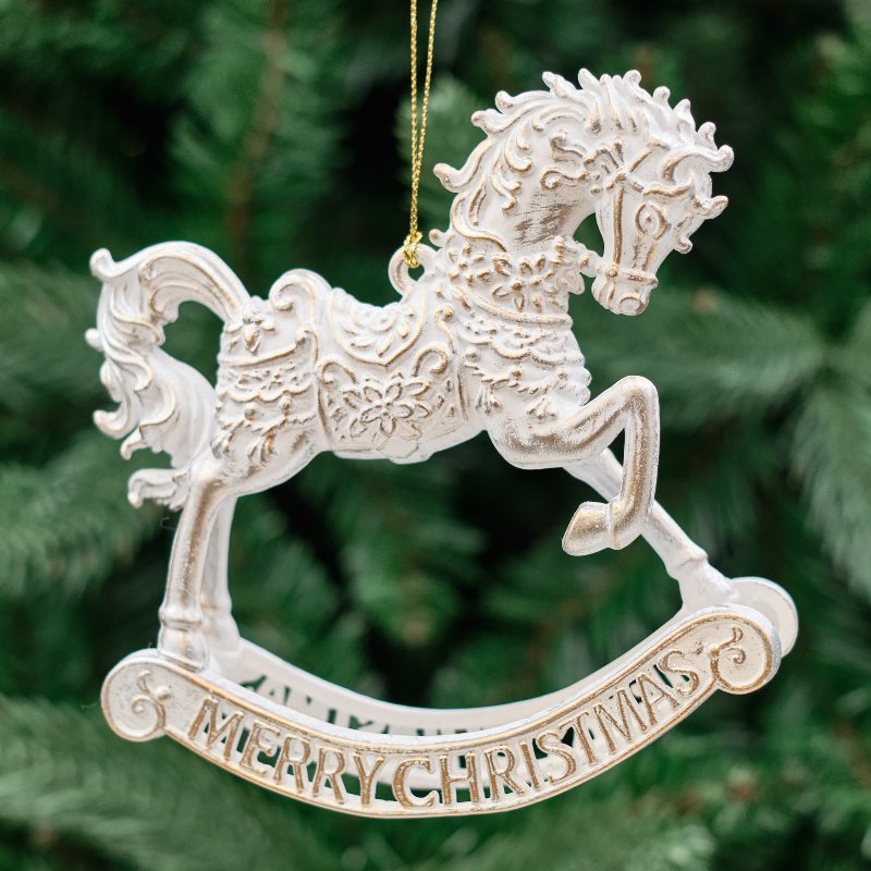 Merry Christmas Rocking Horse