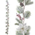 Snowy Poinsettia Garland